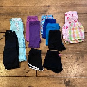 12 Pc Girls Shorts Capris sz 5